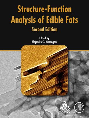 cover image of Structure-Function Analysis of Edible Fats